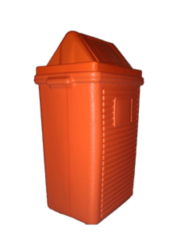 LIXEIRA BASCULANTE 100L LARANJA BELOSCH