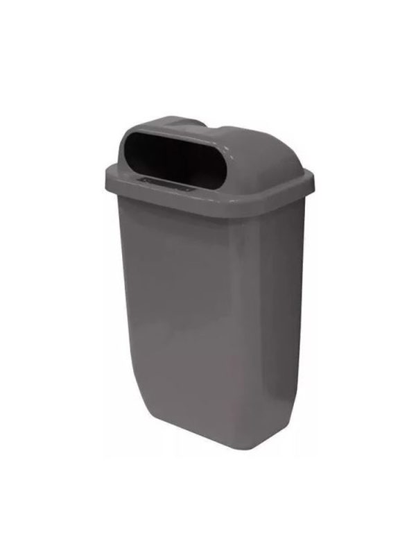 LIXEIRA PAPELEIRA 50 LTS. / CINZA