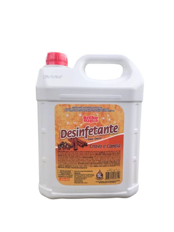 DESINFETANTE BRILHO MAGICO CRAVO E CANELA 5 LT