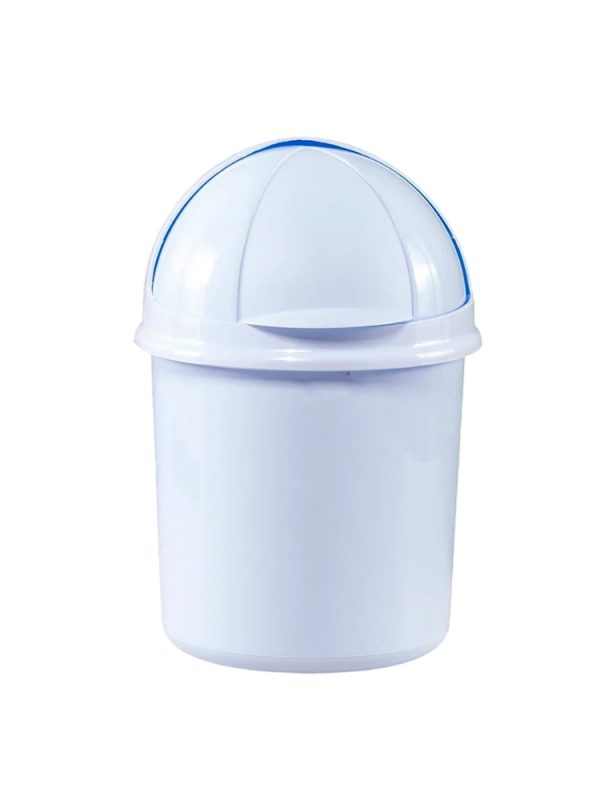 LIXEIRA RETRATIL 4,1 L. - COR BRANCO PLASVALE