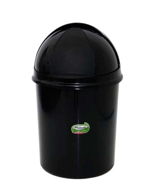 LIXEIRA RETRATIL 7,3 L. - COR PRETO PLASVALE