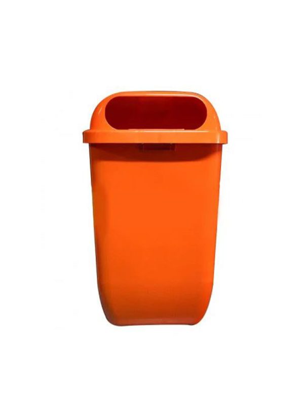 LIXEIRA PAPELEIRA 50 LTS. /LARANJA