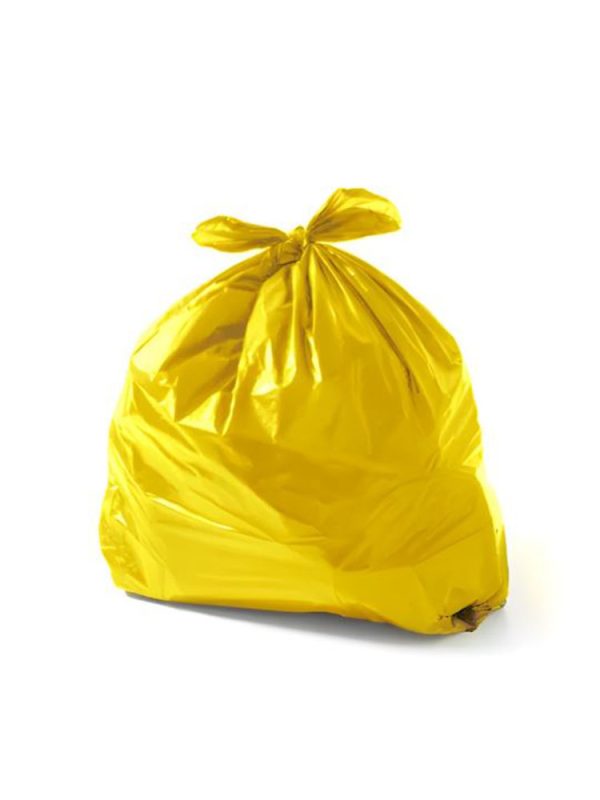 SACO DE LIXO 100L AMARELO 0,8 C/100UN