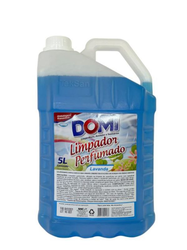 LIMPADOR PERFUMADO DOMI LAVANDA 5 LTS
