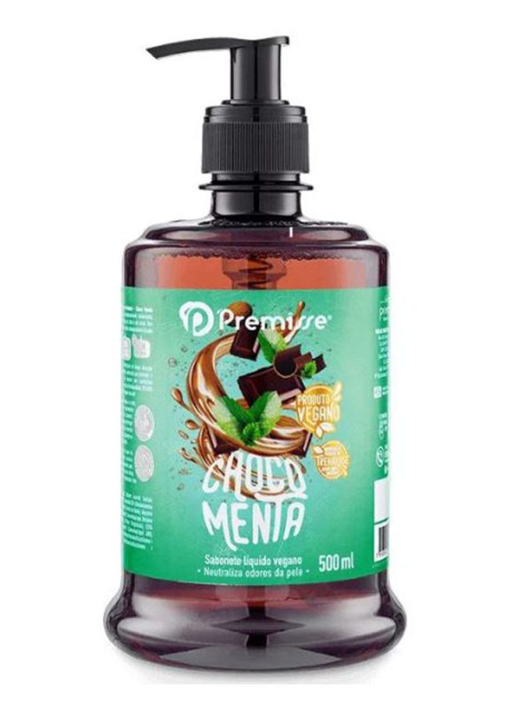 SABONETE VEGANO CHOCO MENTA 500ML