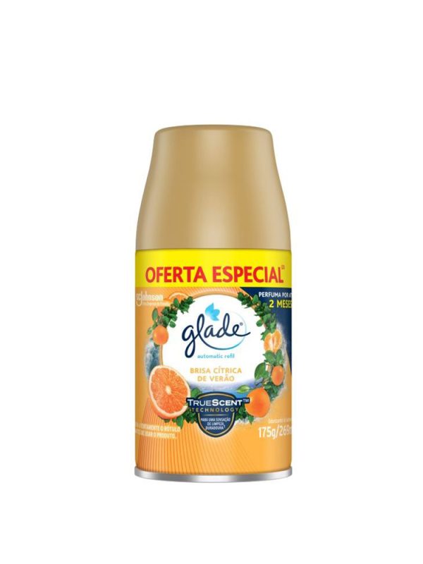 REFIL NEUTRALIZADOR GLADE AUTOMATIC 269ML CITRUS