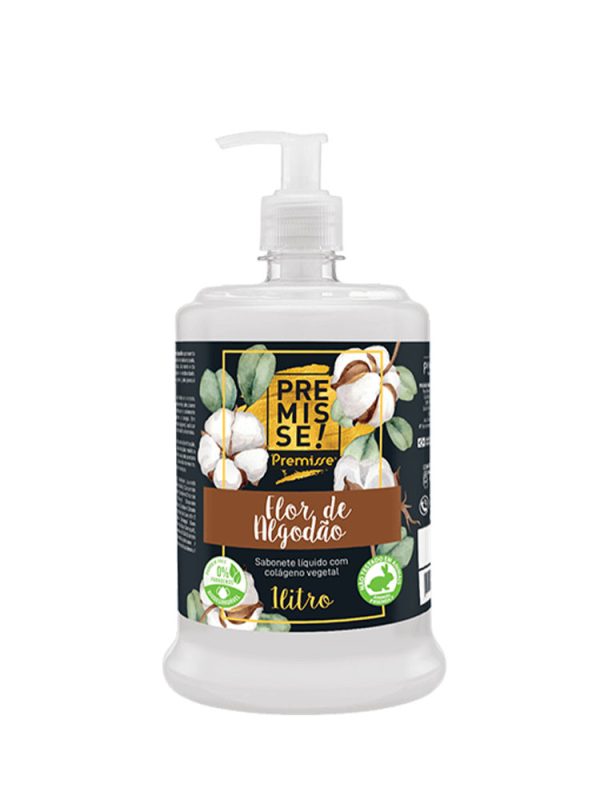 SABONETE PREMISSE PUMP 1L FLOR DE ALGODAO