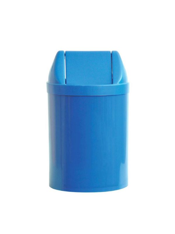 LIXEIRO 14L C/TAMPA AZUL