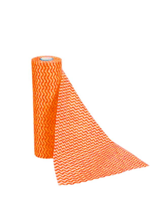 PANO MULTIUSO SLIM ROLO INOVEN LARANJA C/ 50 PANOS