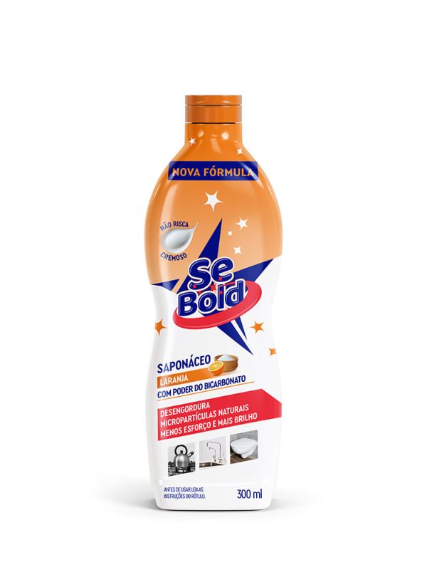 SAPONACEO CREMOSO SEBOLD LARANJA 300ML