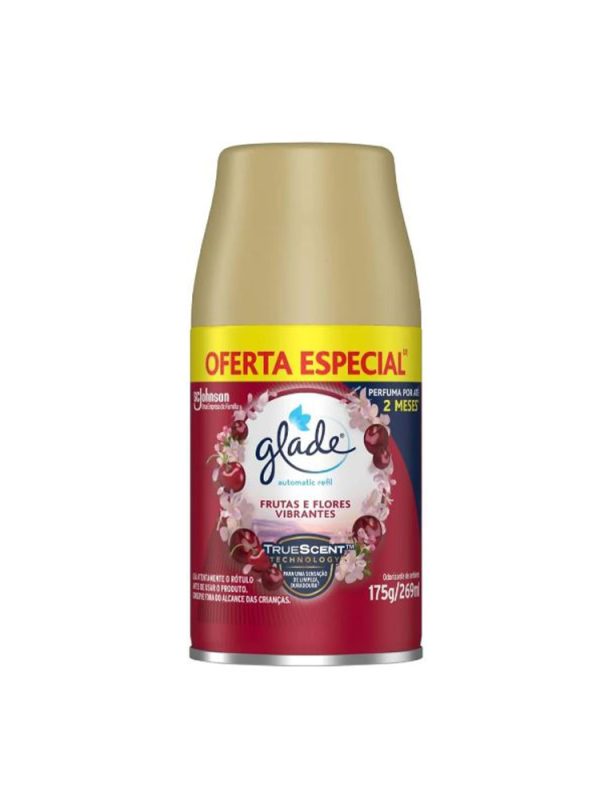 REFIL NEUTRALIZADOR GLADE AUTOMATIC 269ML FRUT/FLO