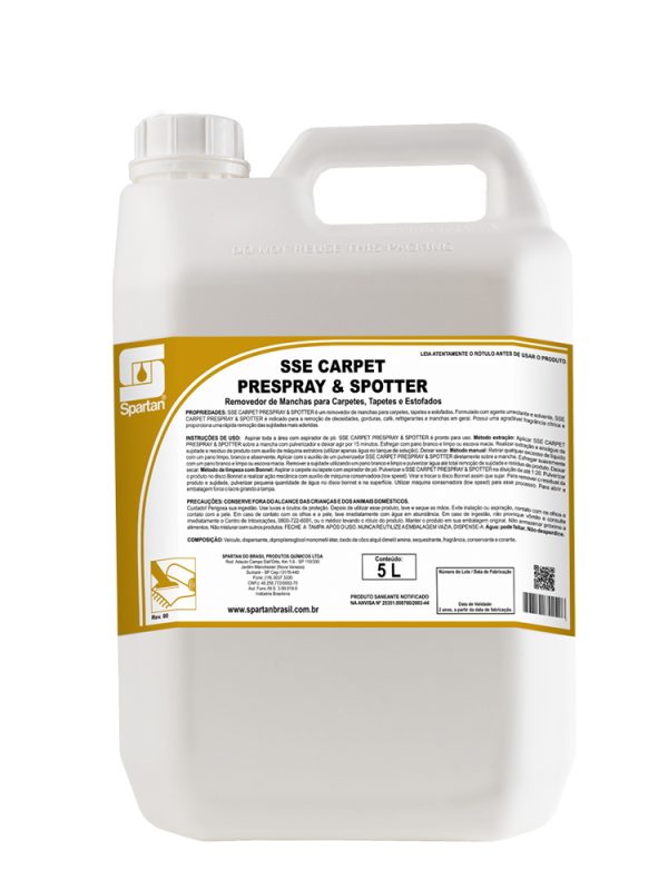 SSE CARPET PRESPRAY & SPOTTER 5L SPARTAN