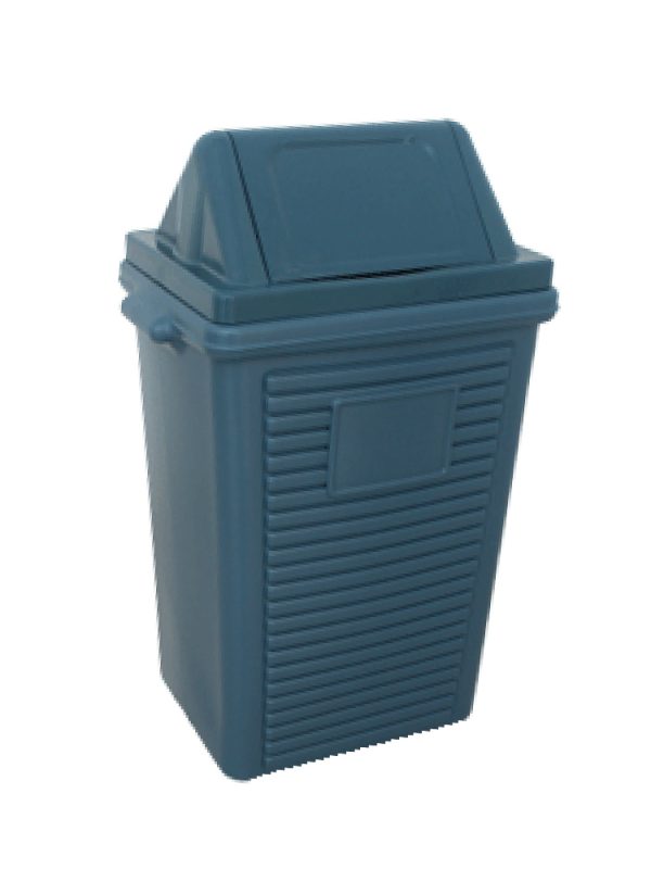 LIXEIRA BASCULANTE 60L CINZA BELOSCH