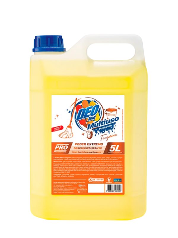 MULTIUSO DEOLINE TANGERINA 5L