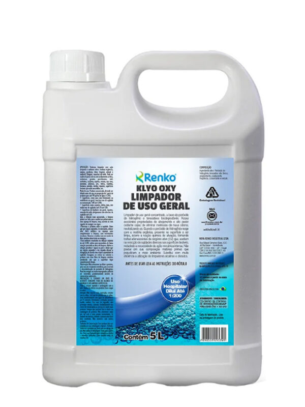 LIMPADOR COM PEROXIDO DE HIDROGENIO KLYO OXY RENKO 5L