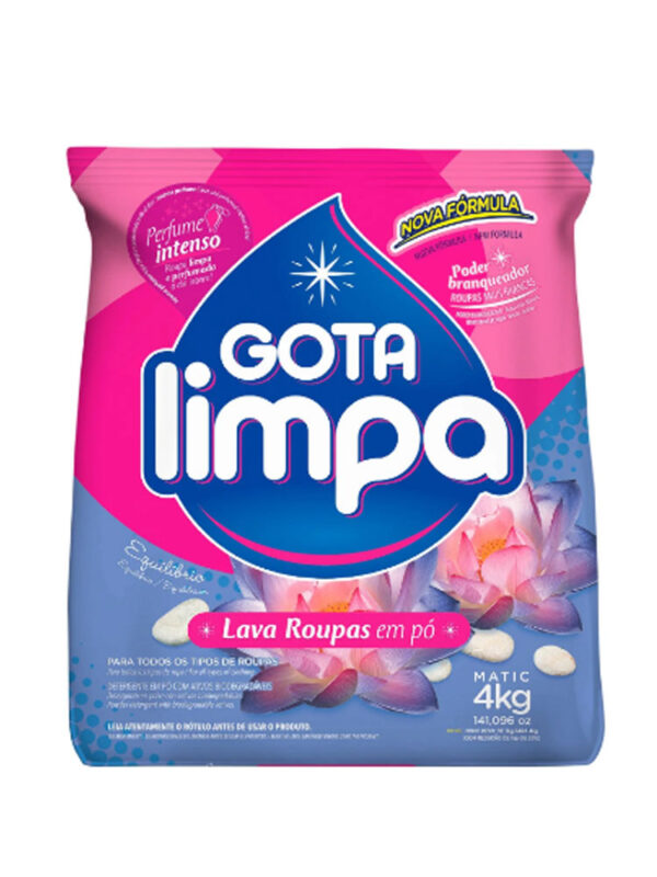 SABÃO EM PÓ GOTA LIMPA 4KG