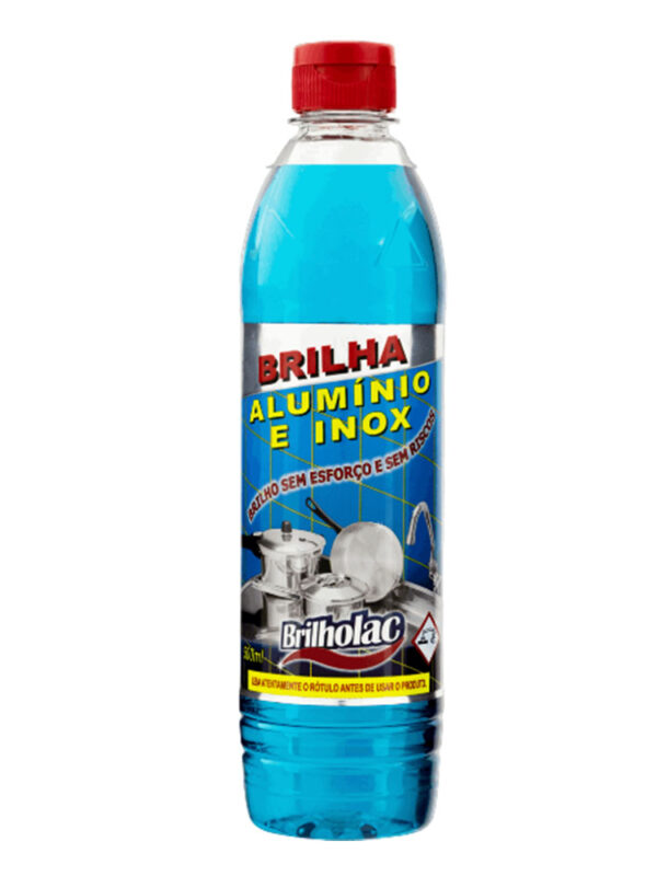 BRILHA ALUMINIO E INOX BRILHOLAC 500ML