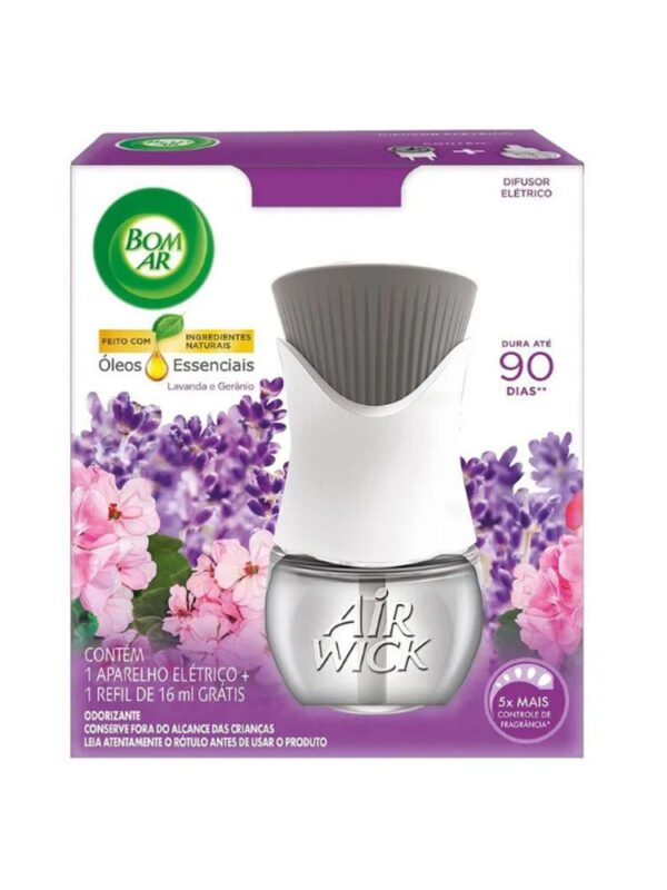 NEUTRALIZADOR BOM AR ELETRICO AIR WICK AP+REFIL LAVANDA