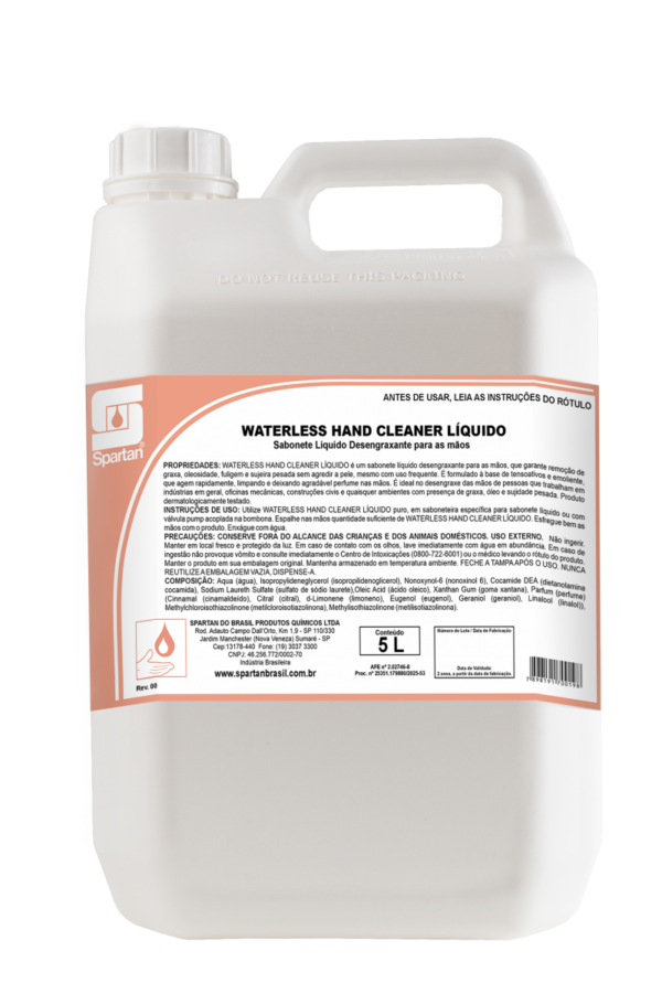 Waterless Hand Cleaner Líquido